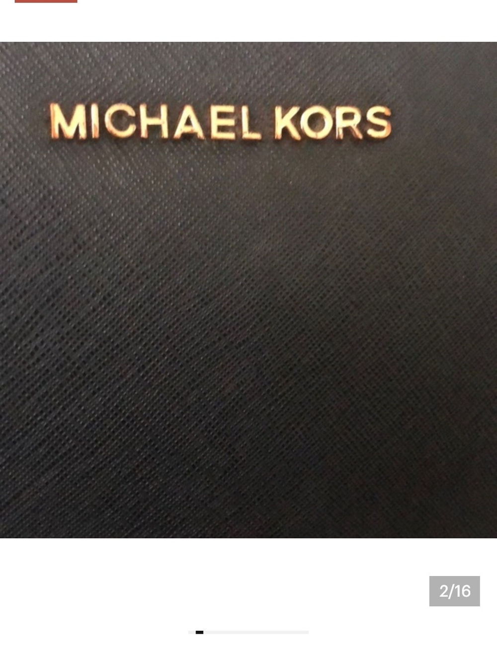 MICHAEL KORS EUC Black Jet Set Saffiano Crossbody Bag - Picture 8 of 16